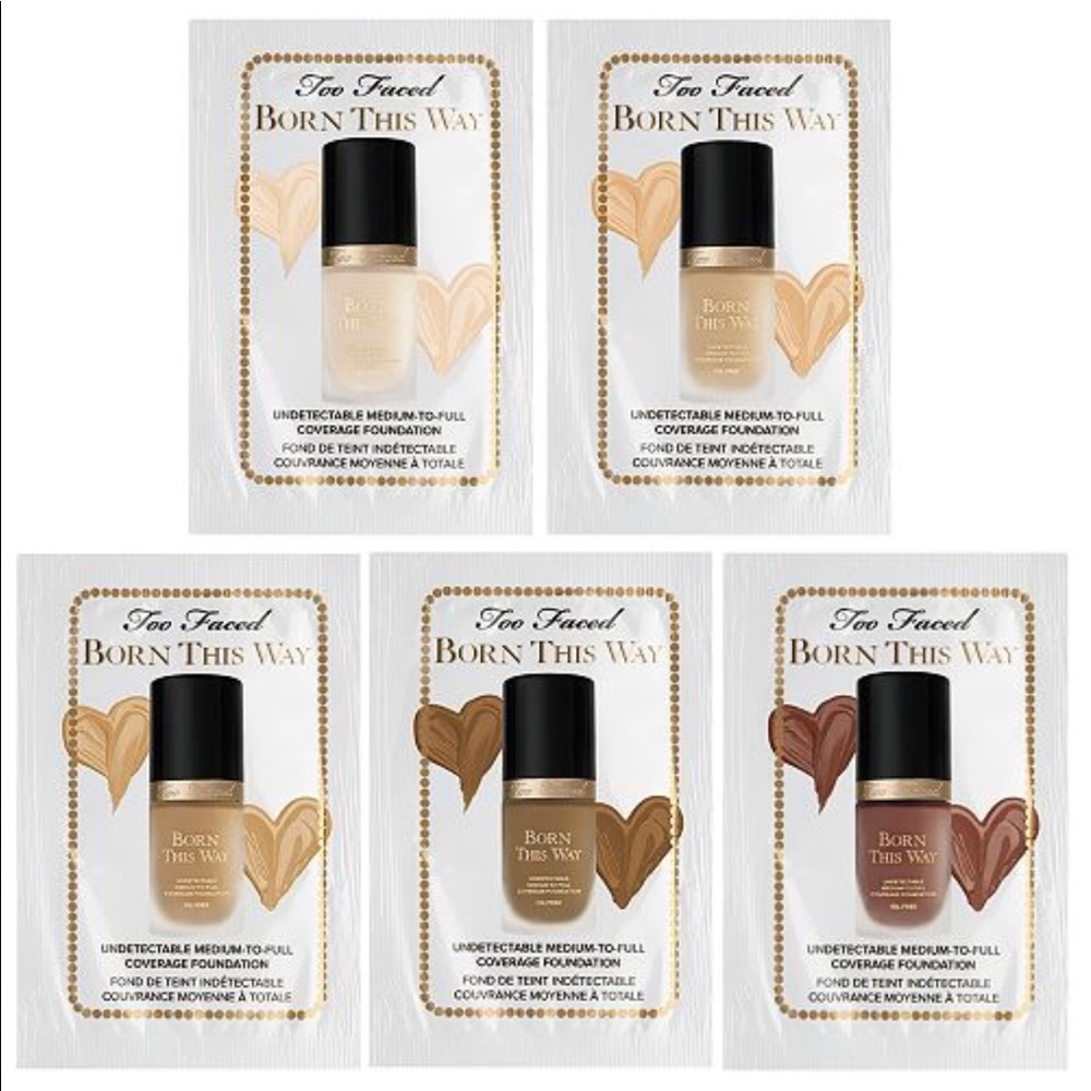 Too Faced BTW sample packets! (25) Nude